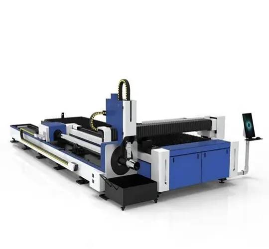Machine de découpe laser à fibre à double usage